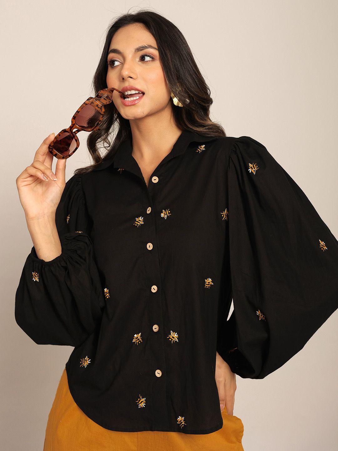 kaori by shreya agarwal women comfort opaque casual shirt