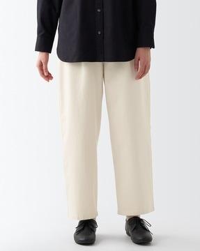 kapok blend tuck pants