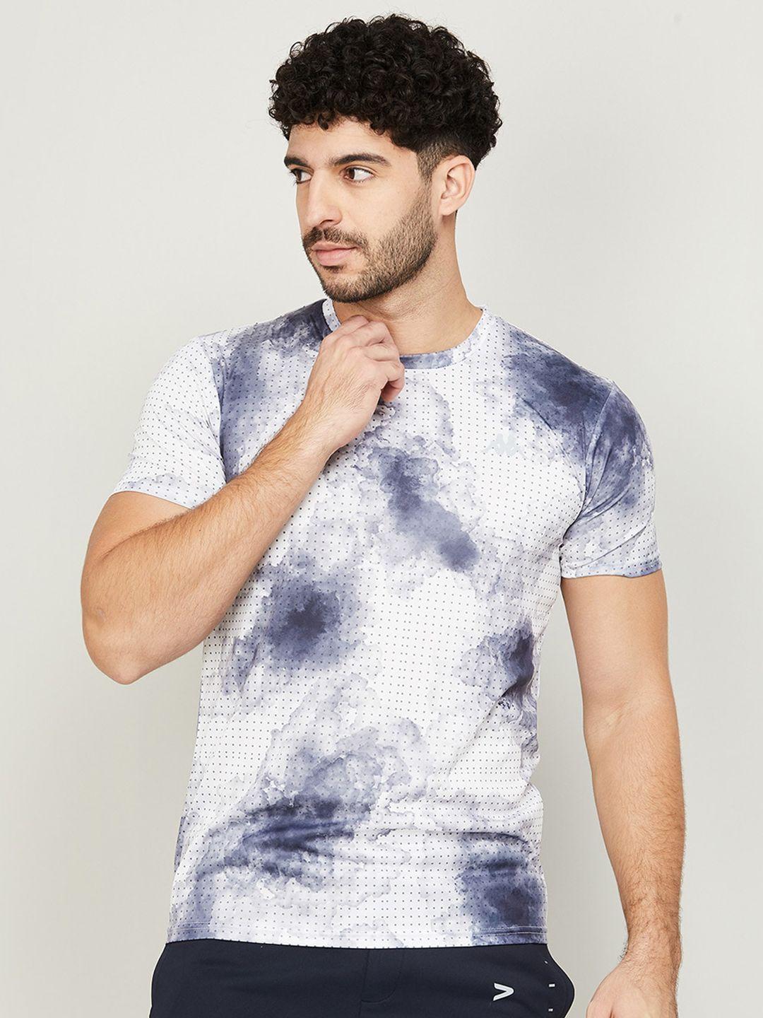 kappa abstract printed round neck casual t-shirt