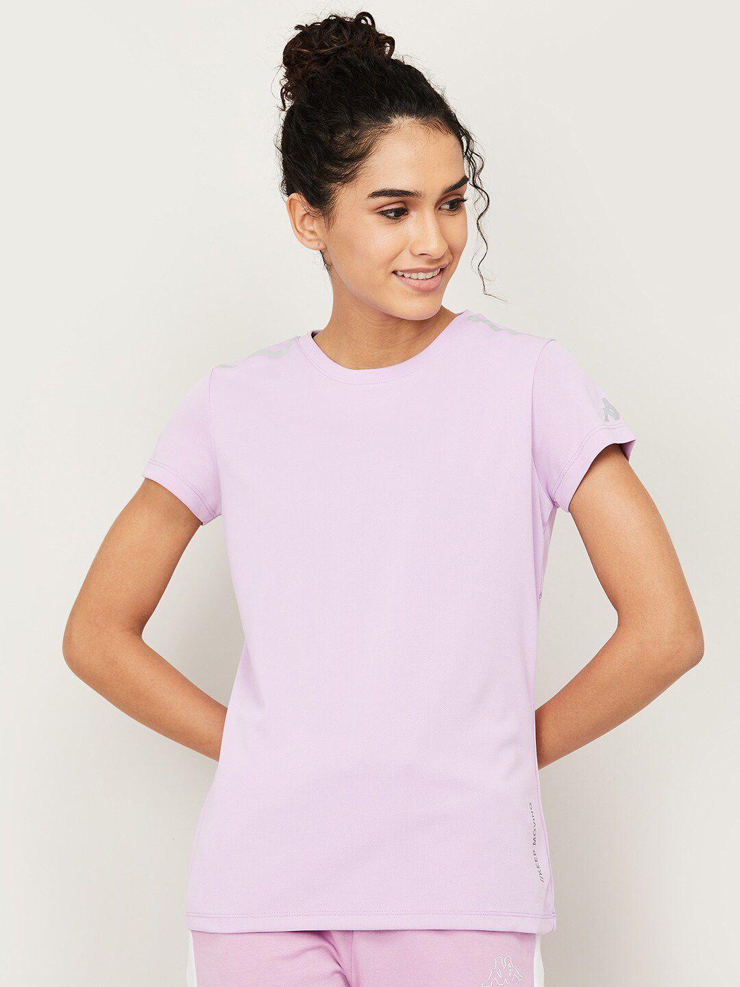 kappa women lavender t-shirt