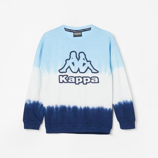 kappa boys printed pullover sweatshirt