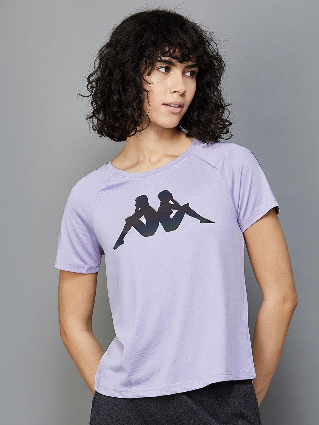 kappa graphic printed round neck t-shirt