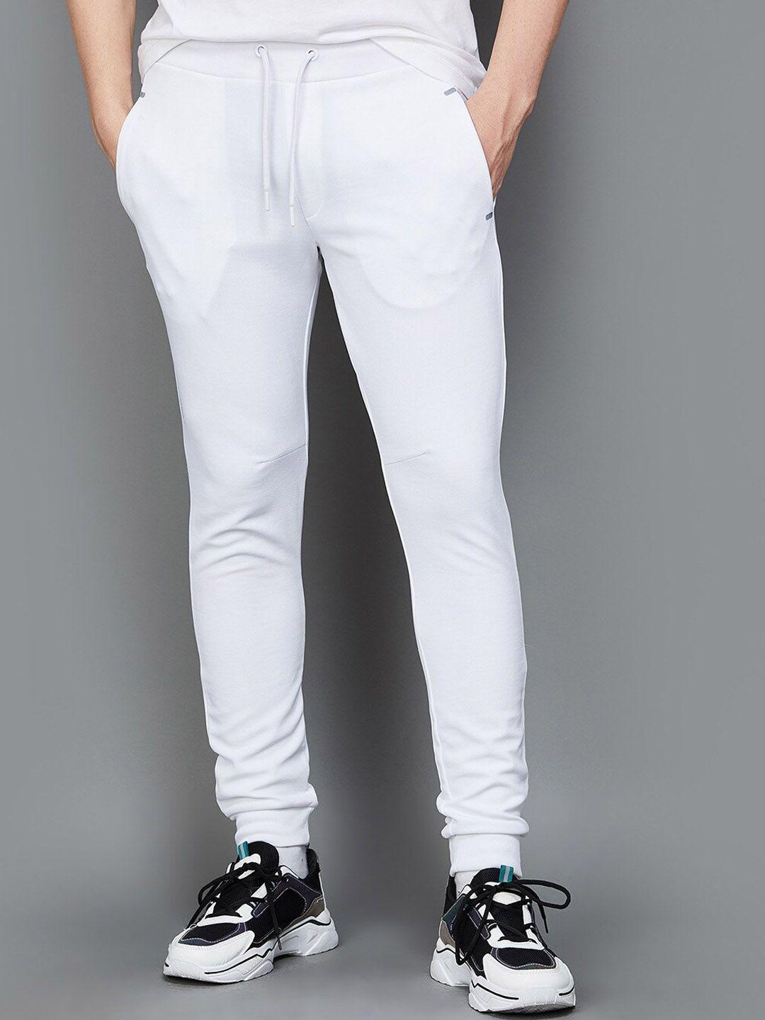 kappa men mid-rise regular fit joggers