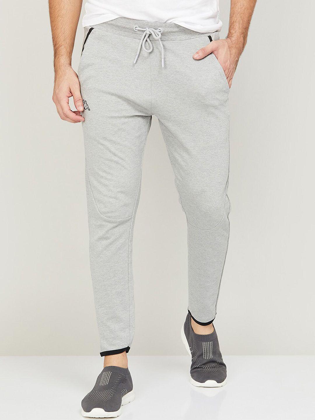 kappa men mid-rise slim fit joggers