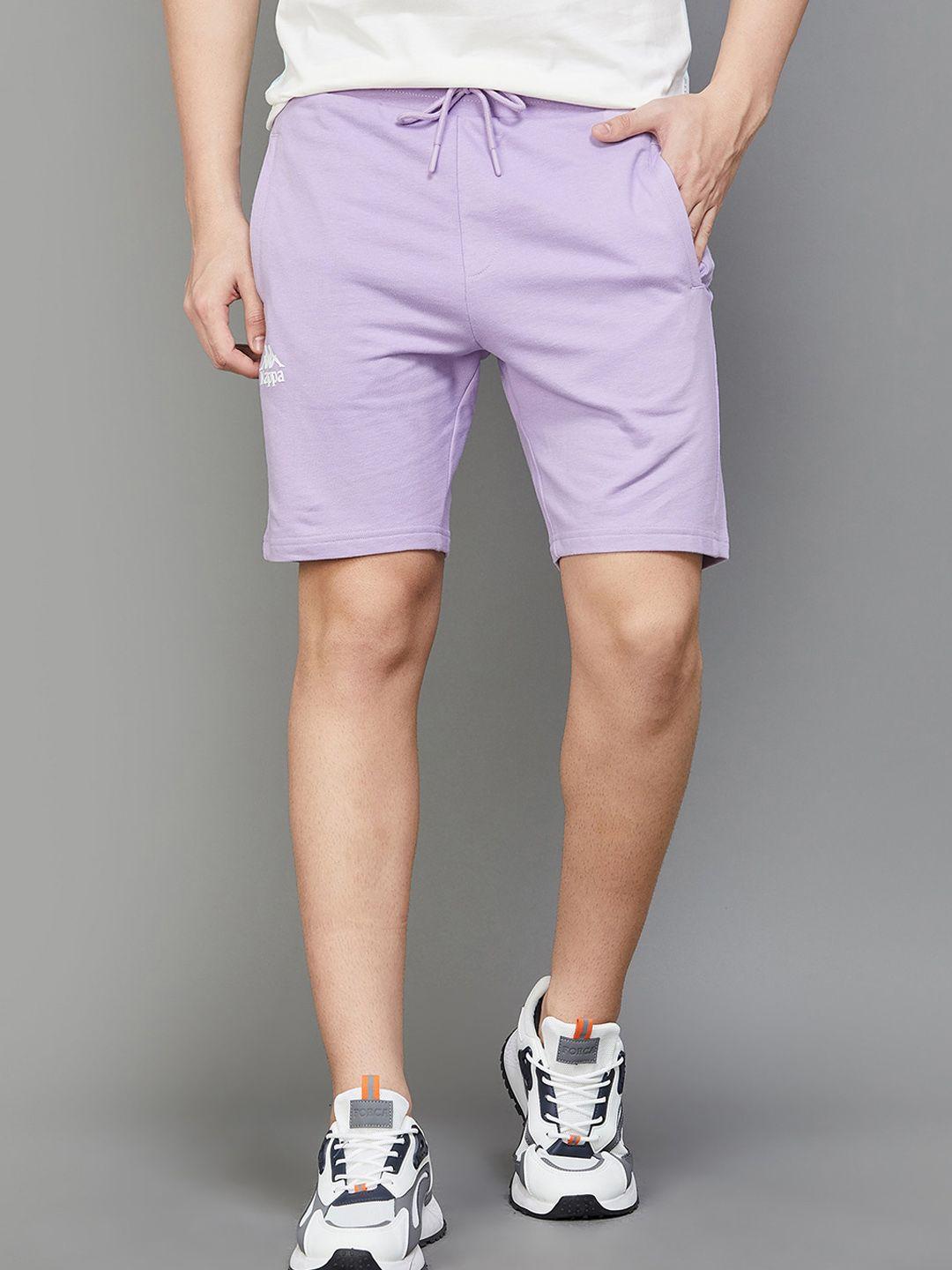 kappa mid-rise cotton shorts