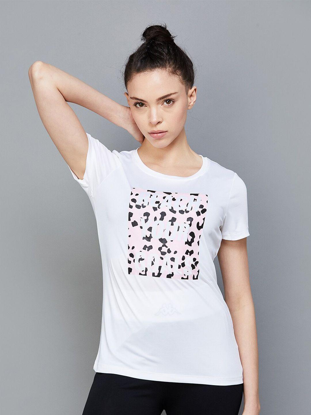 kappa printed round neck t-shirt