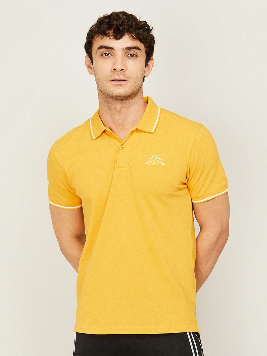 kappa short sleeves polo collar regular fit t-shirt