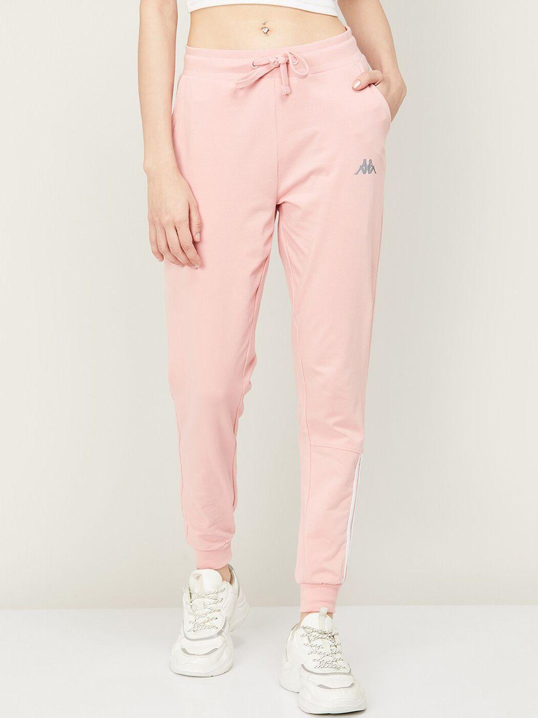 kappa women cotton lycra joggers