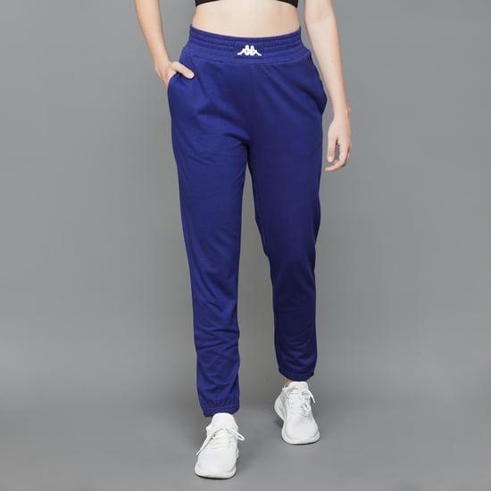 kappa women solid sports joggers