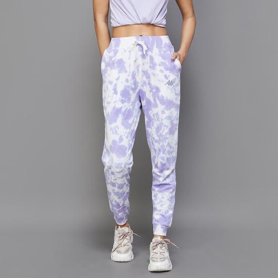 kappa women tie & dye elasticated joggers