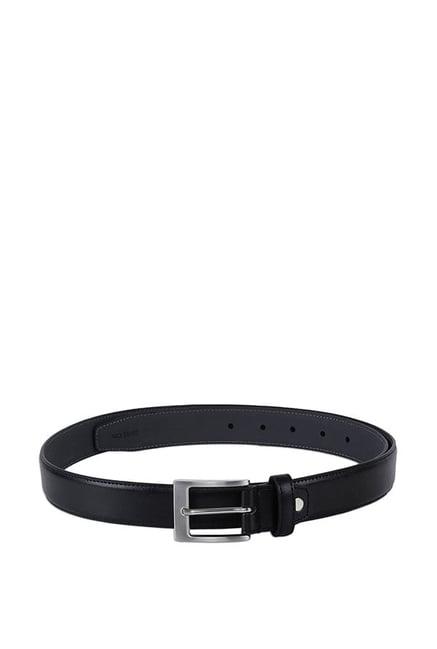 kara black solid waist belt
