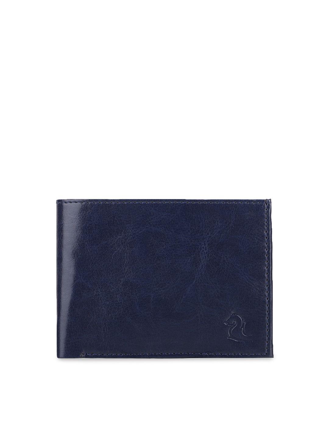 kara men blue two fold pu wallet
