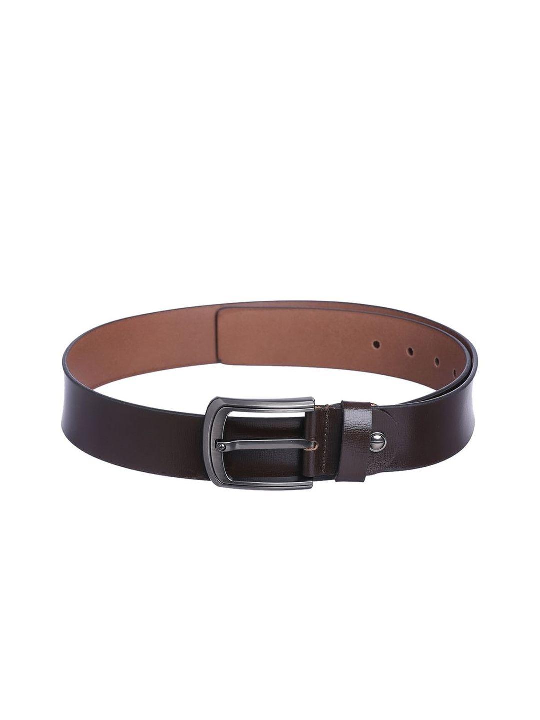 kara men brown leather formal belt