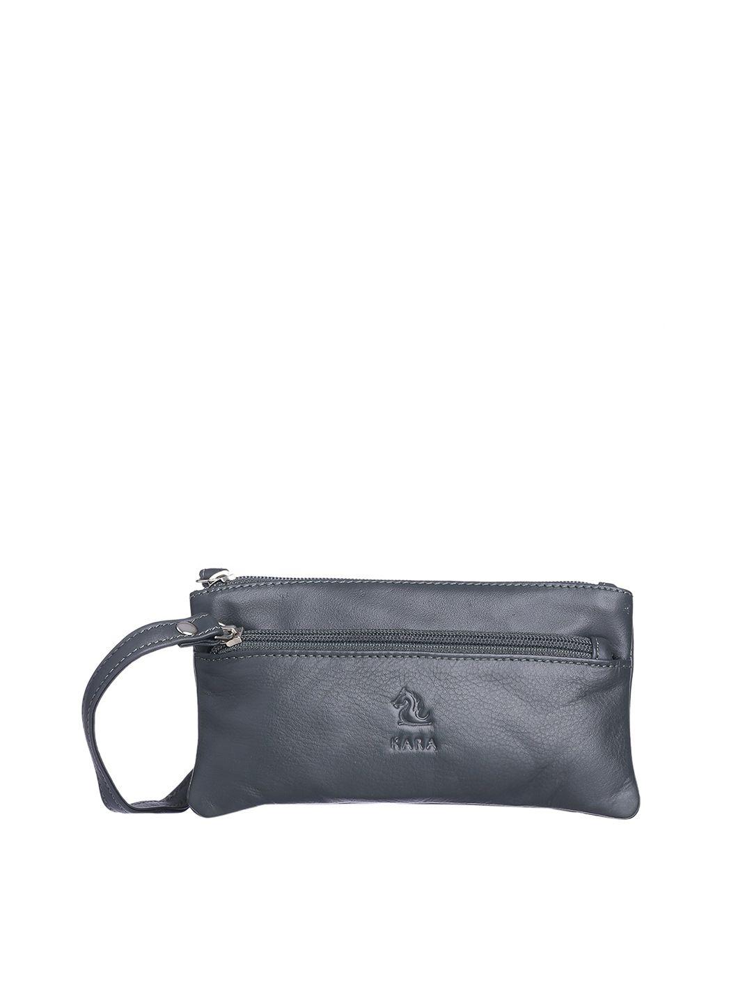 kara leather purse clutch