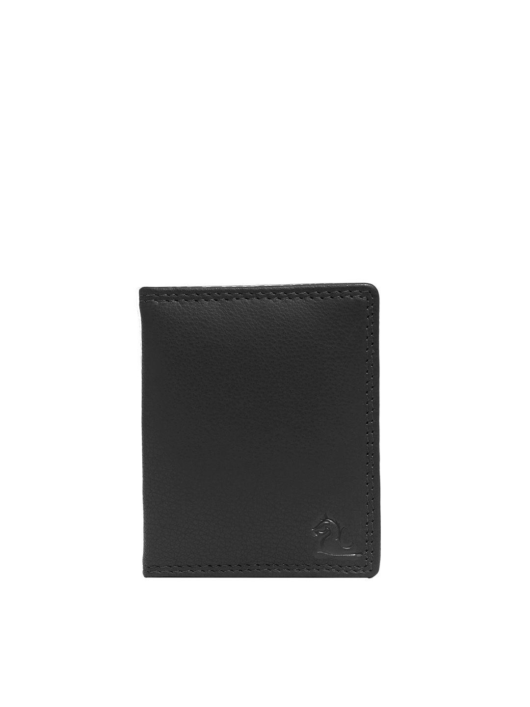 kara men black leather card holder
