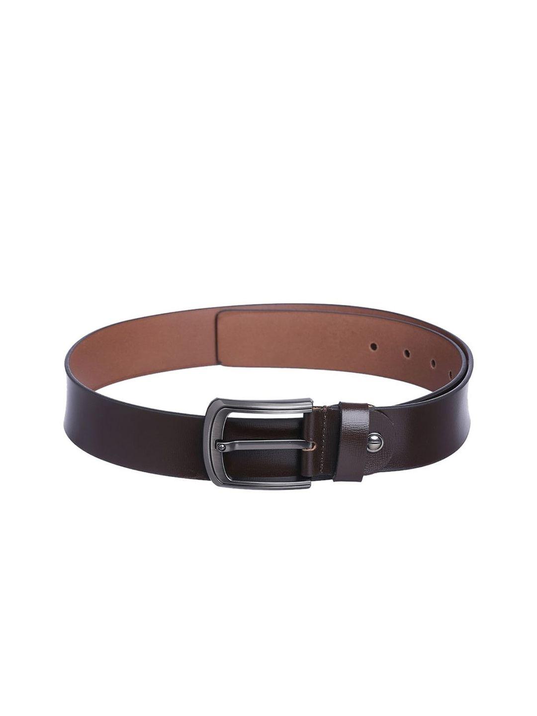 kara men brown leather belt