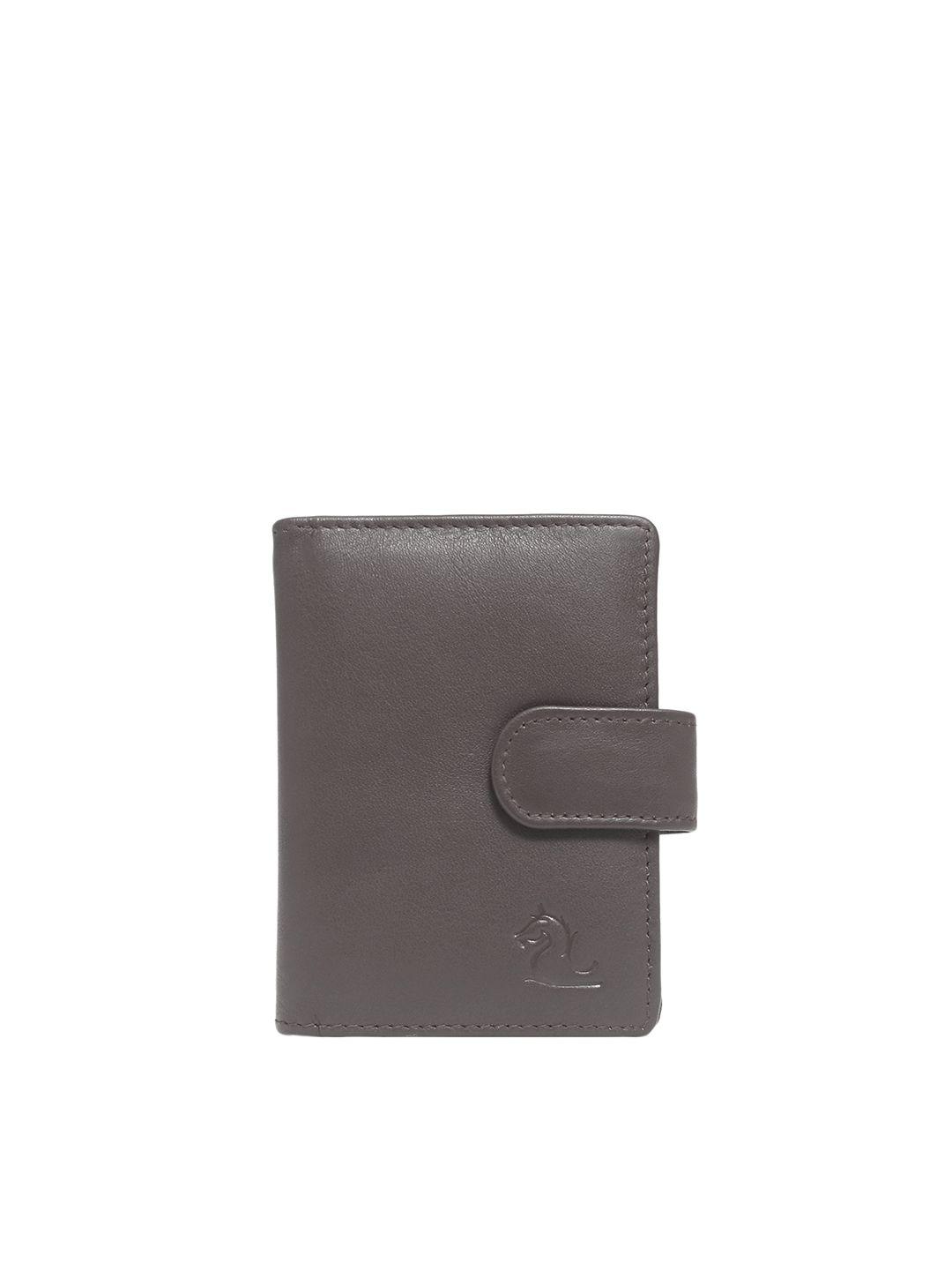 kara men brown leather card holder