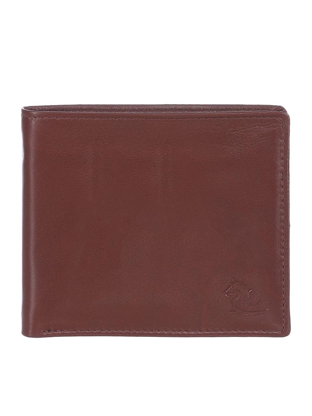 kara men brown leather wallet