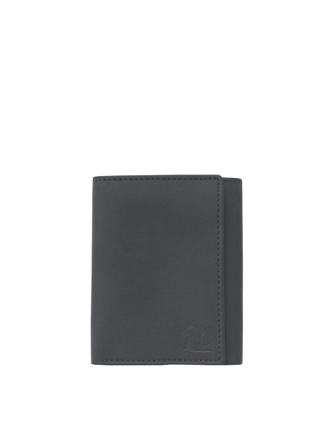 kara men leather three fold wallet