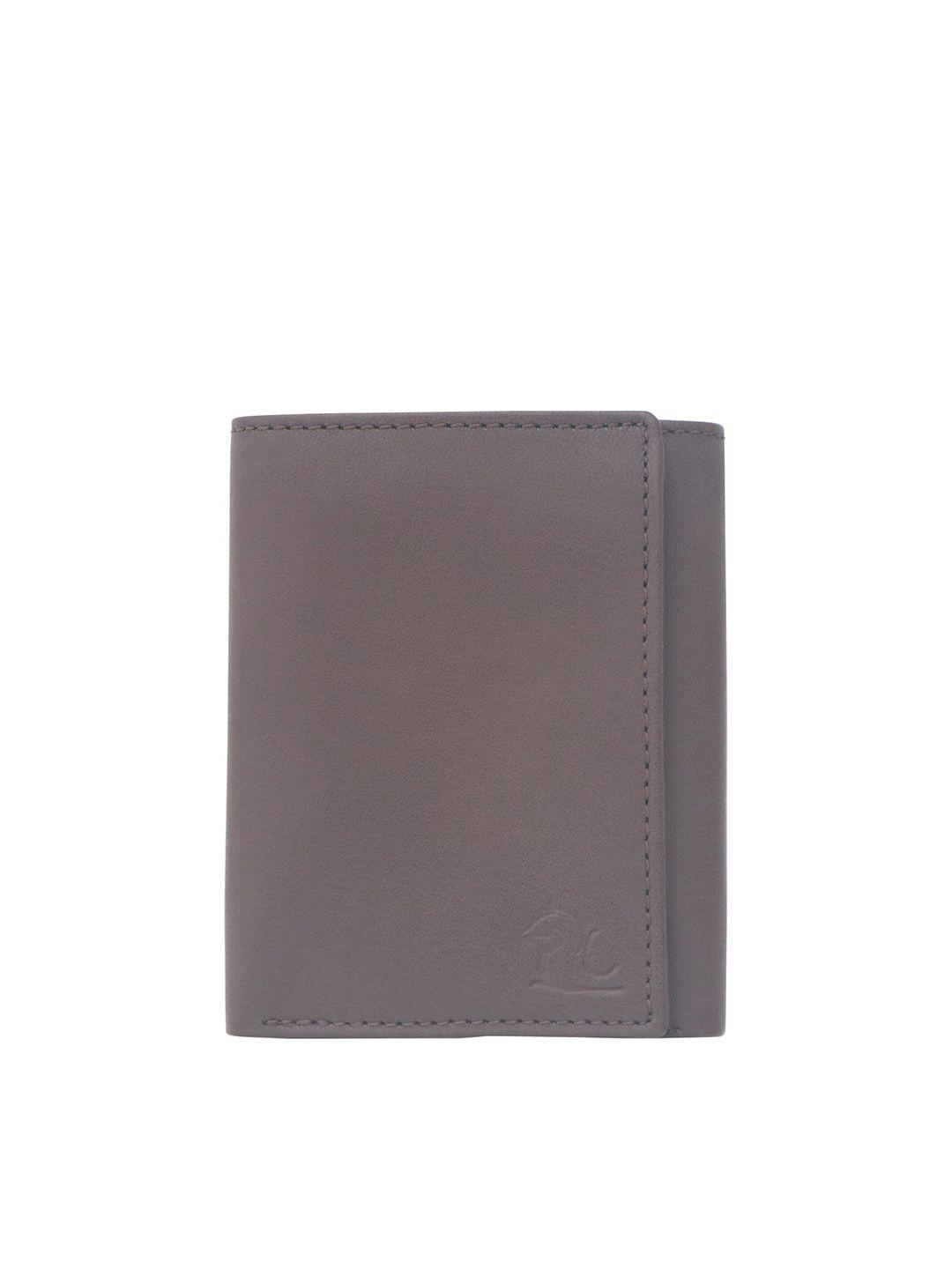 kara men leather three fold wallet