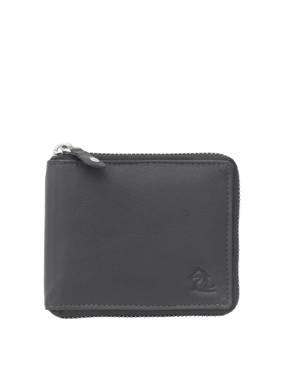 kara men leather zip around wallet