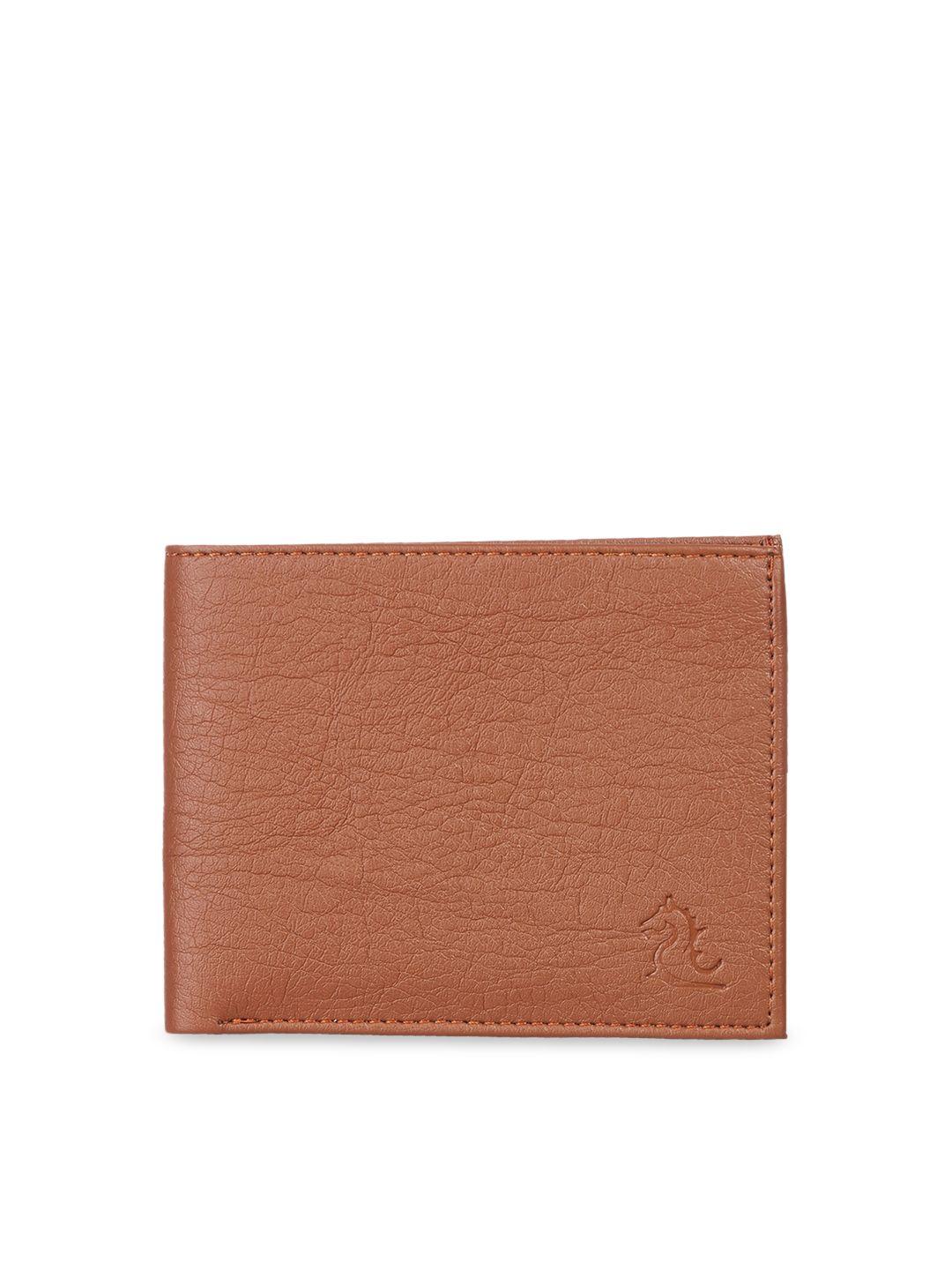 kara men tan solid two fold wallet