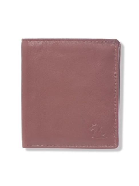 kara tan leather bi-fold wallet for men