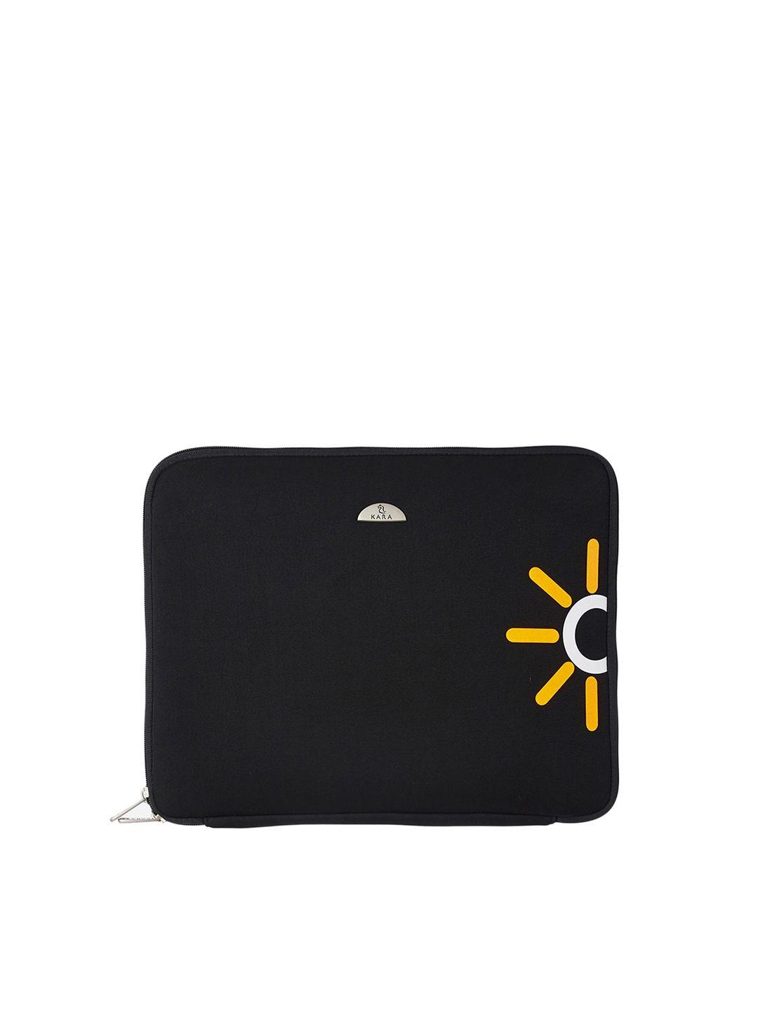 kara unisex black nylon laptop sleeves