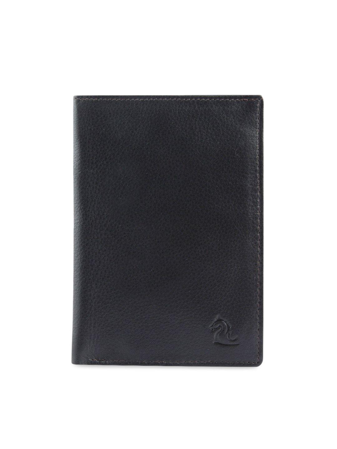 kara unisex grey textured passport holder