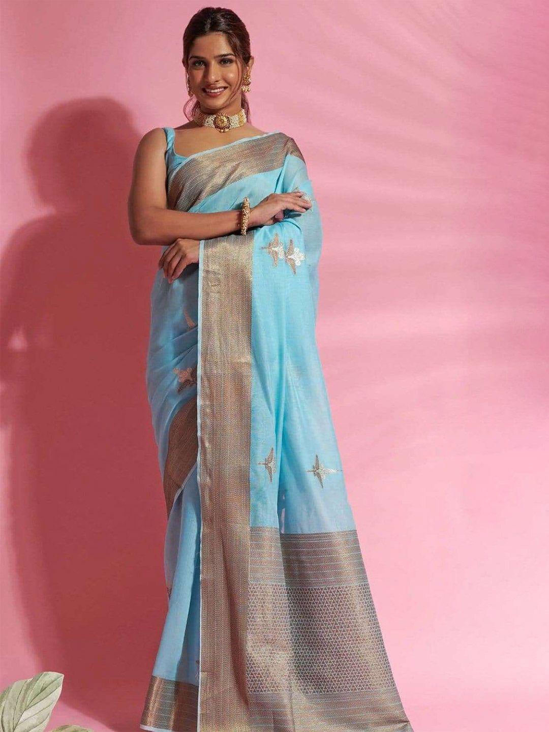 karagiri ethnic motifs zari saree