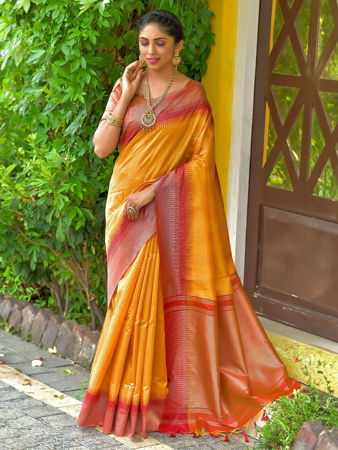 karagiri striped zari saree