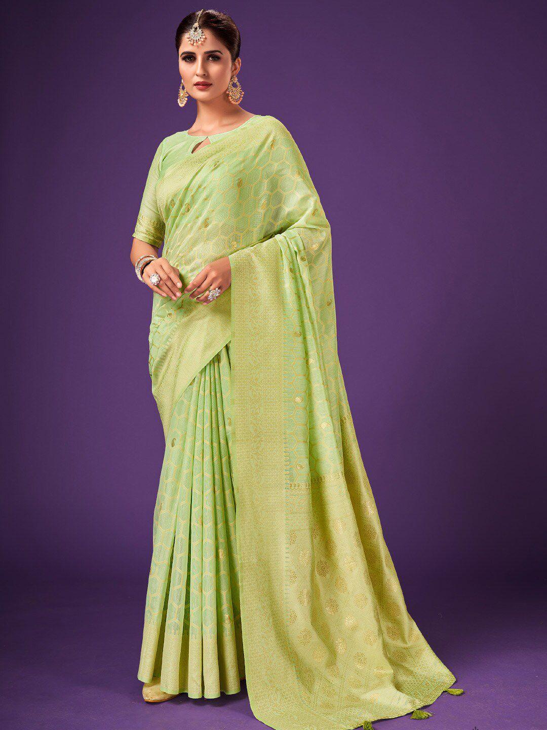 karagiri woven design zari saree