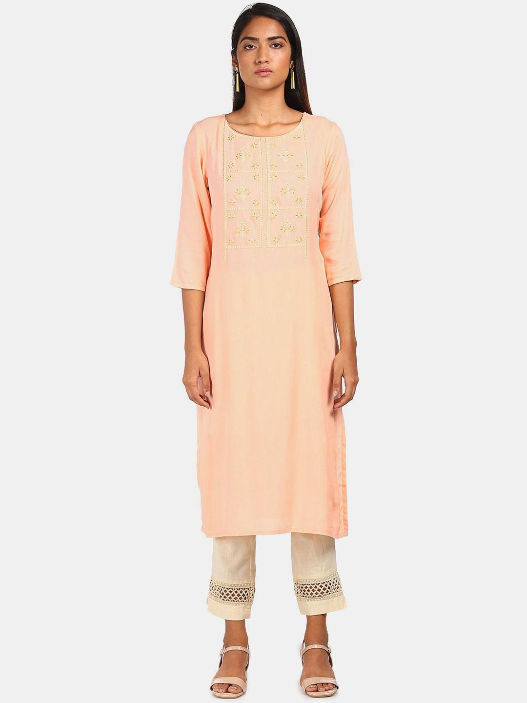 karigari women pink kurta