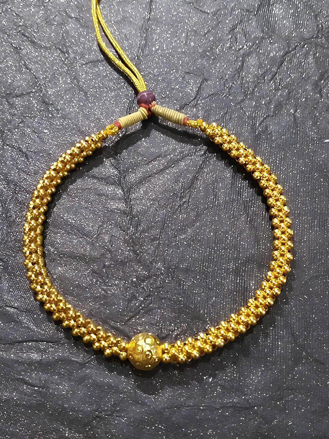 karishma kreations gold-plated necklace