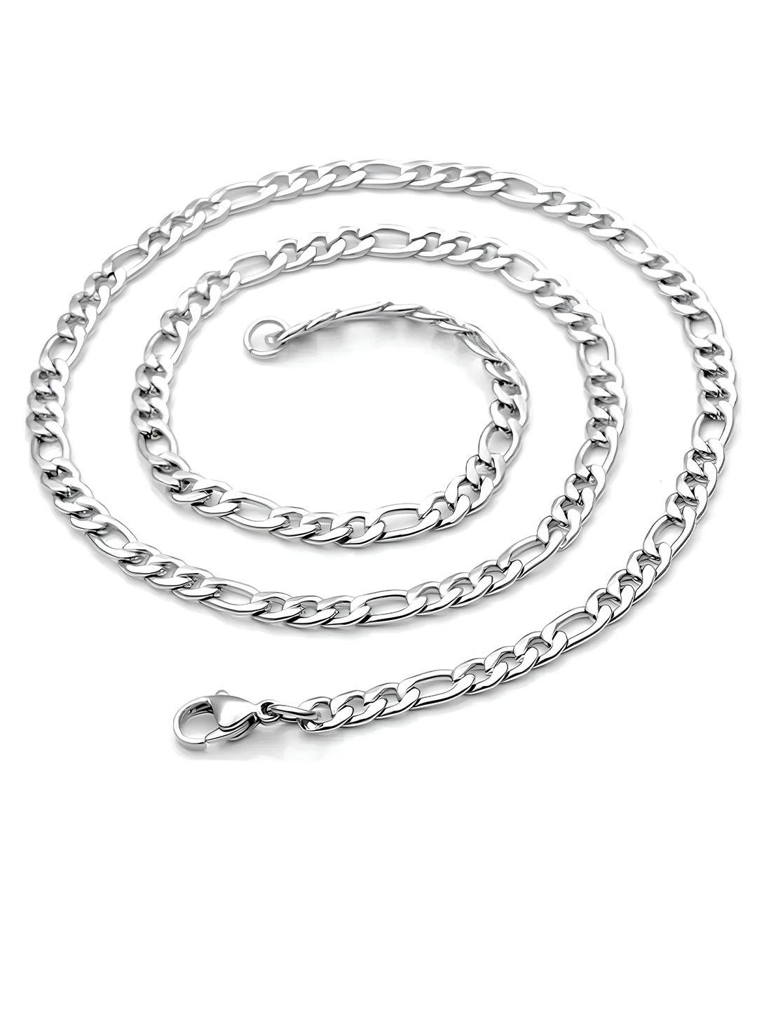 karishma kreations stainless steel silver plated chain