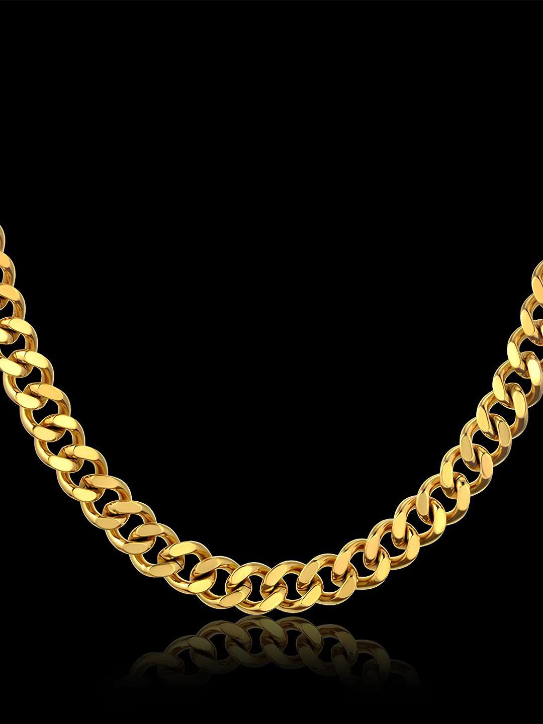 karishma kreations unisex gold-plated chain