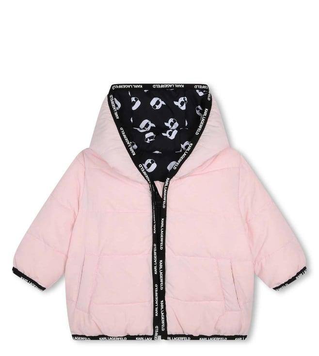 karl lagerfeld kids pink regular fit jacket