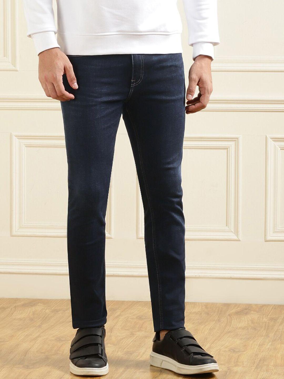 karl lagerfeld men regular fit mid-rise clean look jeans