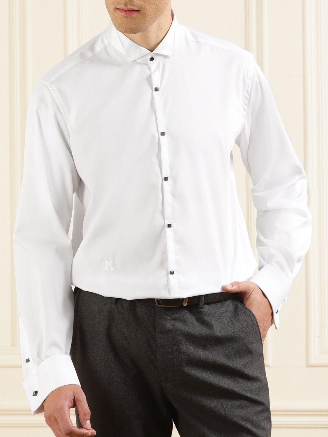 karl lagerfeld opaque formal cotton shirt