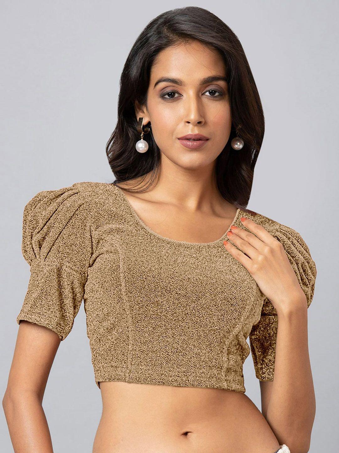 kasak embellished stretchable saree blouse