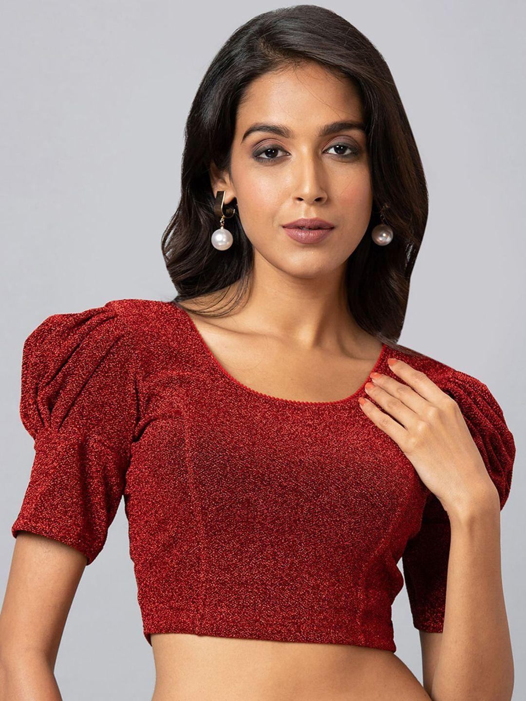 kasak embellished stretchable saree blouse