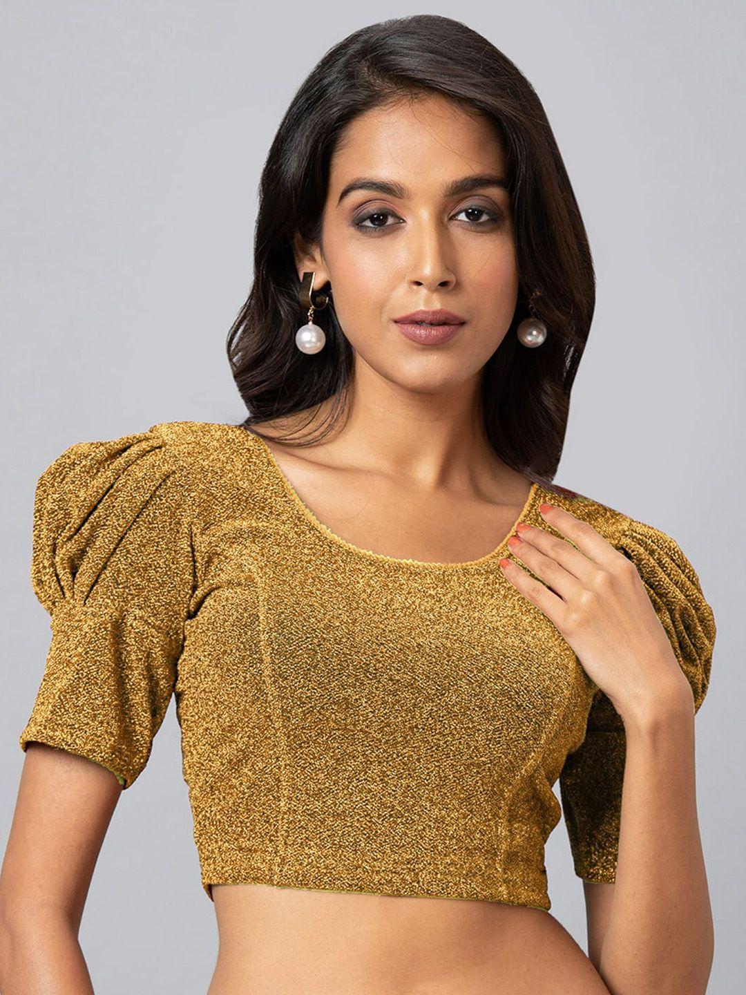 kasak embellished stretchable saree blouse