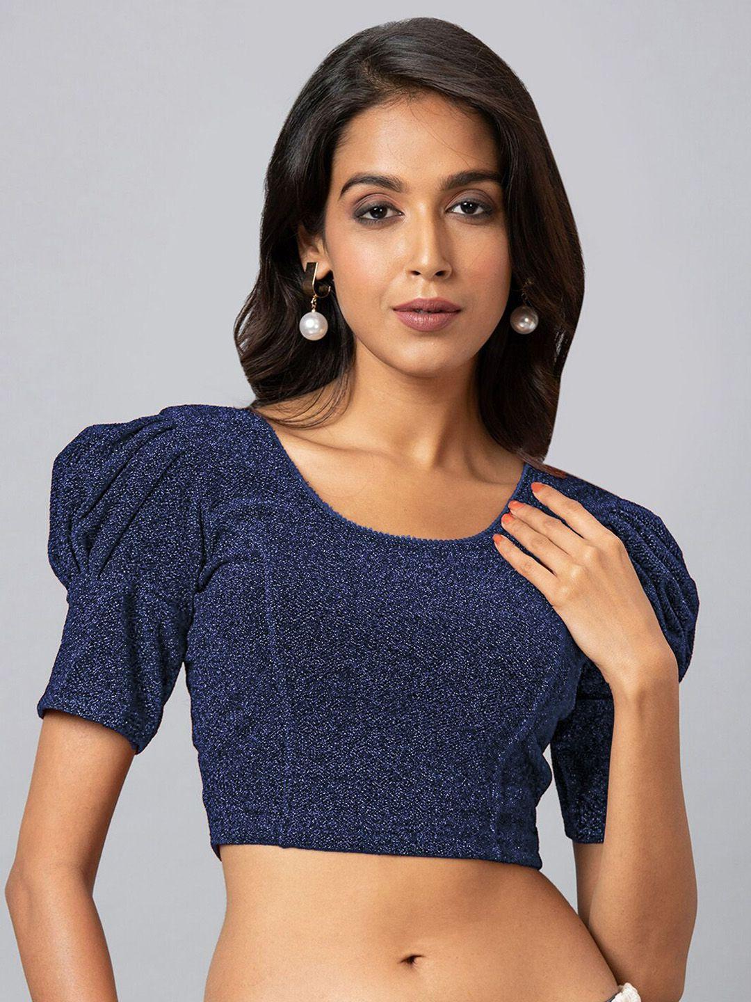 kasak embliished stretchable saree blouse