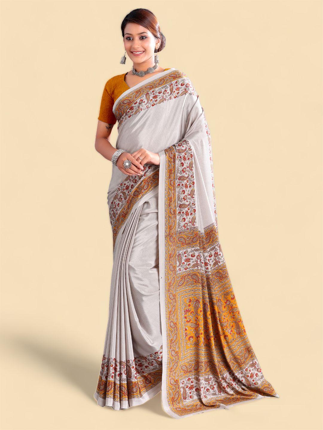 kasak ethnic motifs printed saree