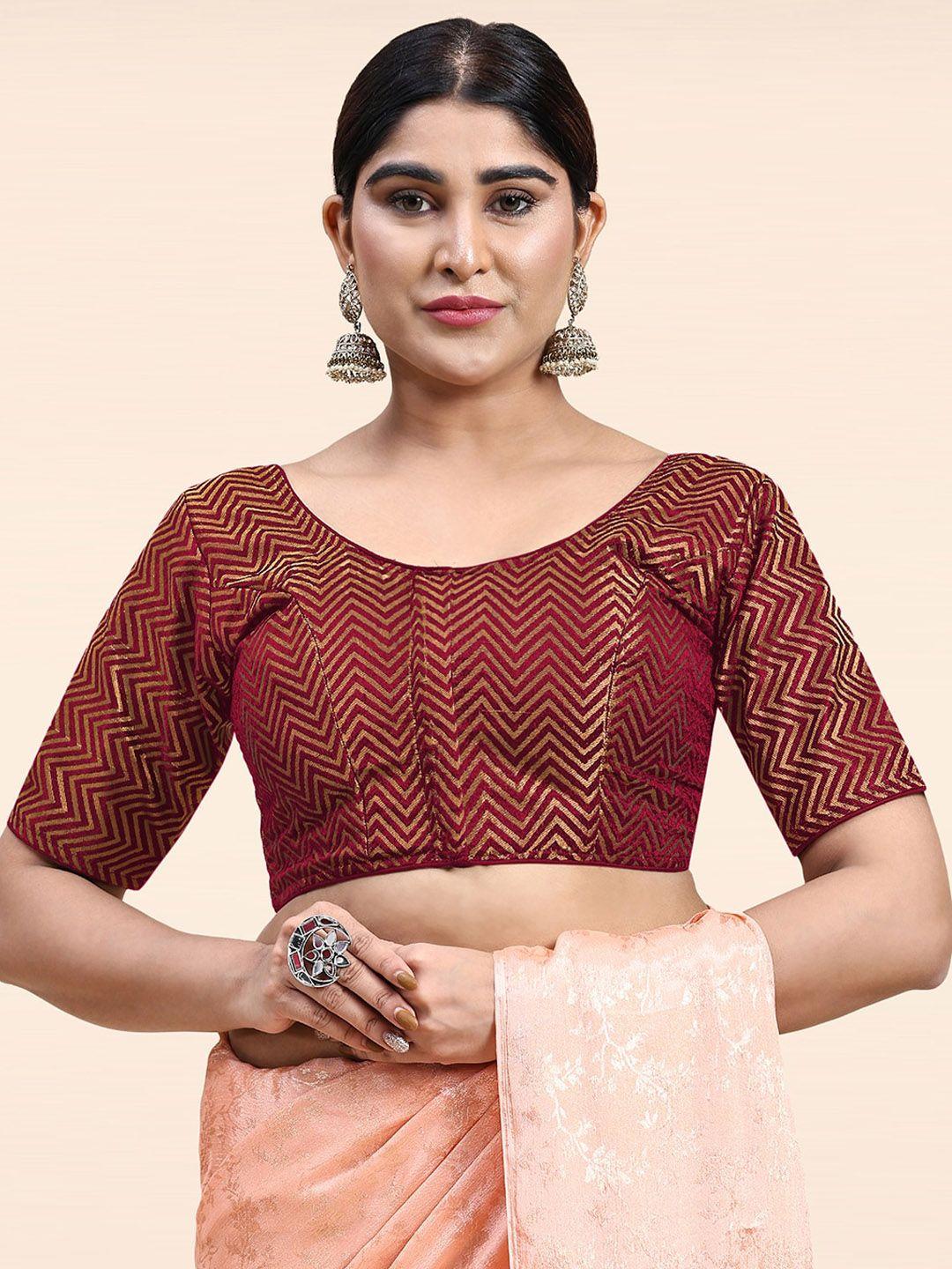 kasak woven design silk saree blouse