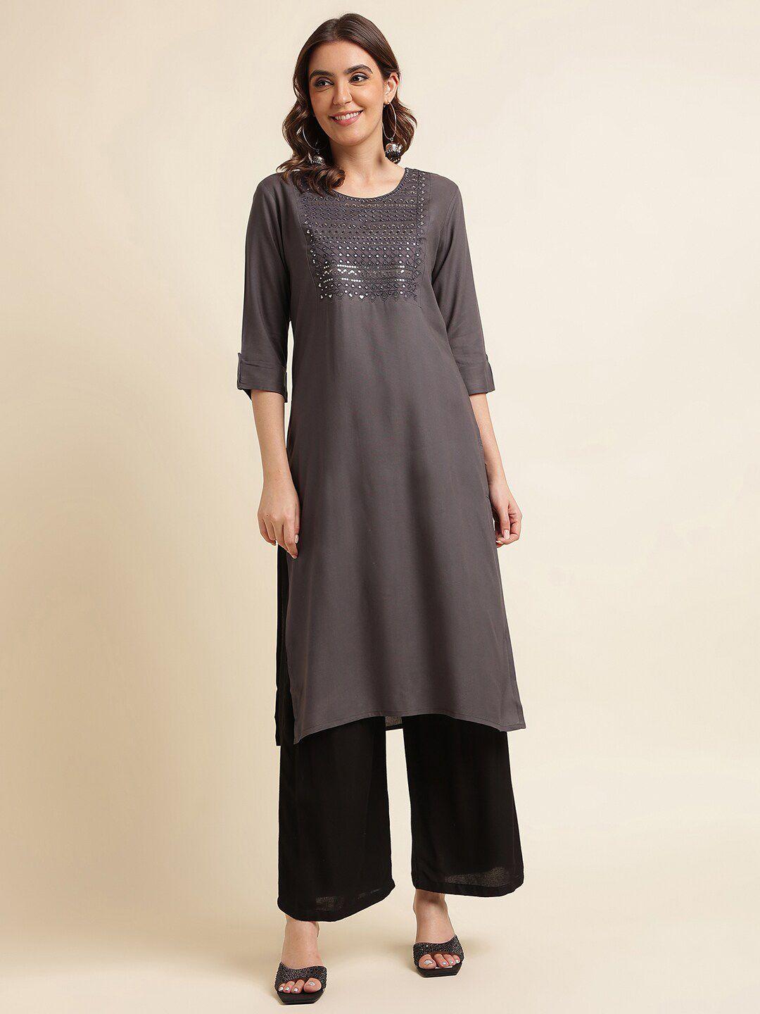 kasee embroidered thread work kurta