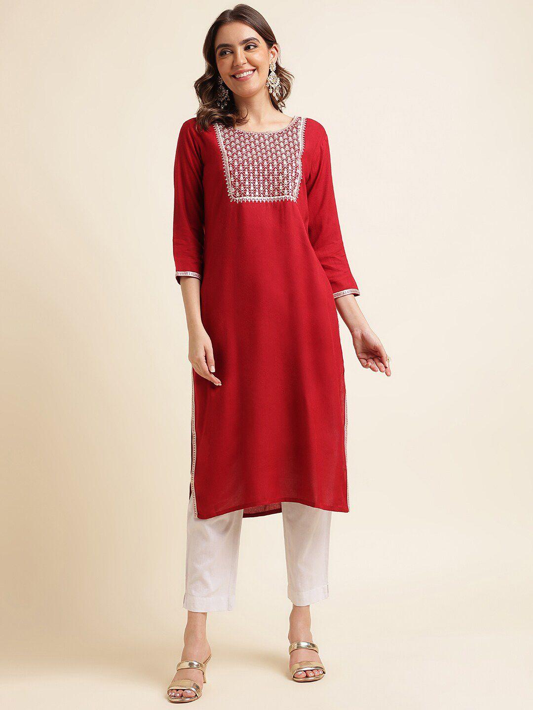 kasee embroidered thread work kurta