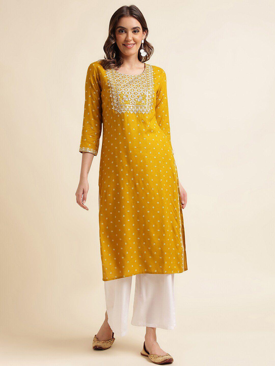 kasee embroidered thread work kurta