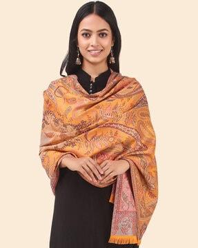 kashmiri jamawar pattern stole