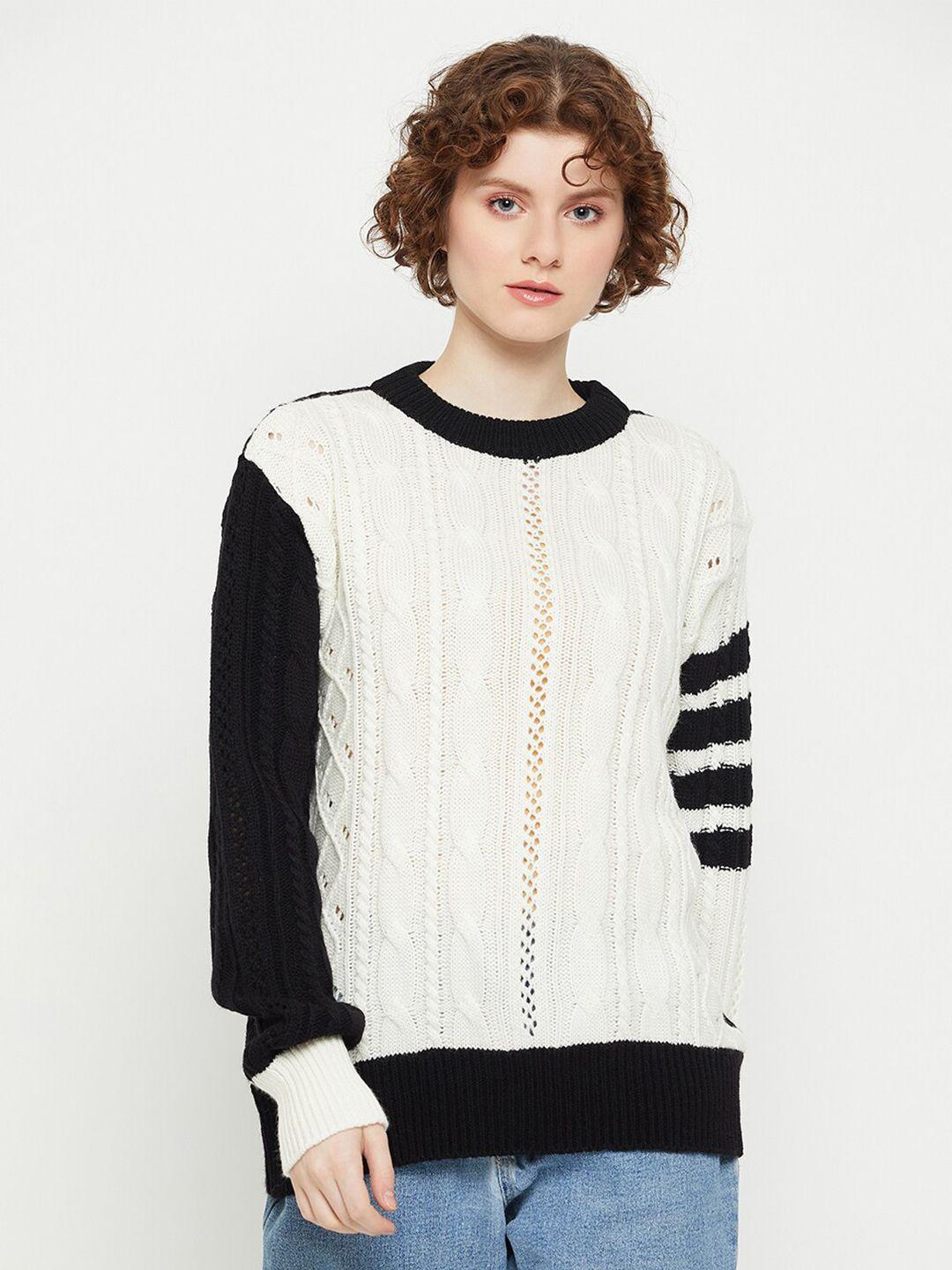 kasma cable knit woollen pullover